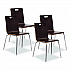 Bushwick Series Bentwood Chair, Supports Up to 500 lb, 18