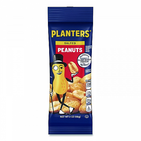 Salted Peanuts, 2 oz Packet, 144/Carton (00360)