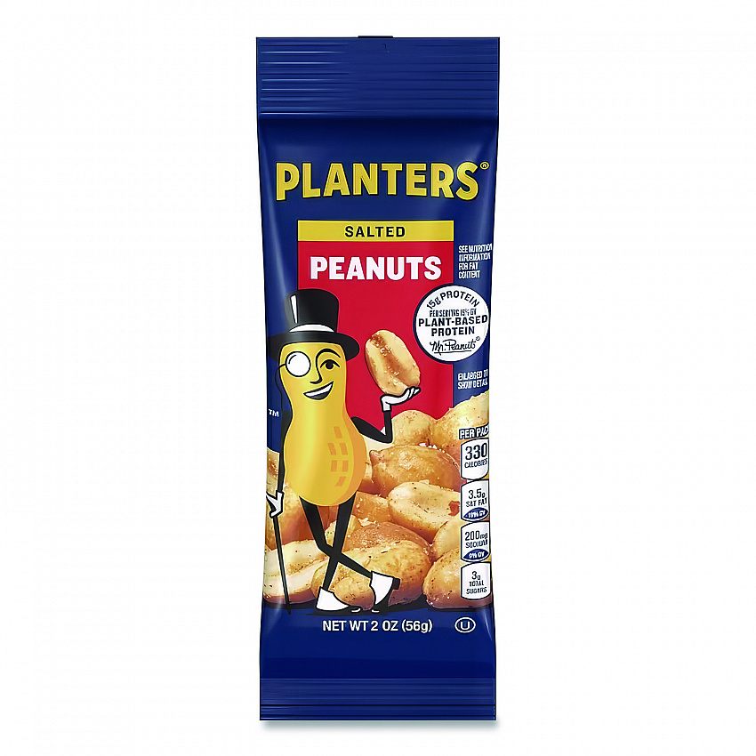 Salted Peanuts, 2 oz Packet, 144/Carton (00360)