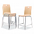 Bushwick Series Bentwood Stool, Counter Height, Supports Up to 500 lb, 24