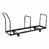 Folding Chair Dolly For Vertical Storage, Metal, 1,100 lb Capacity, 19.25" x 81" x 38.5", Brown (DY35)