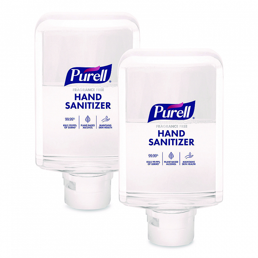 Advanced Hand Sanitizer Fragrance-Free Foam, 800 mL Refill, 2/Carton (835102CV)