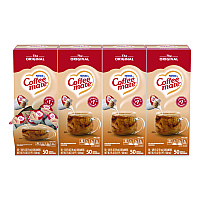 Liquid Coffee Creamer, Original, 0.38 oz Mini Cups, 50/Box, 4 Boxes/Carton (35110CT)