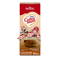 Liquid Coffee Creamer, Original, 0.38 oz Mini Cups, 50/Box (35110BX)