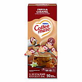 Liquid Coffee Creamer, Vanilla Caramel, 0.38 oz Mini Cups, 50/Box (79129)