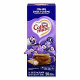 Liquid Coffee Creamer, Italian Sweet Cream, 0.38 oz Mini Cups, 50/Box (84652)