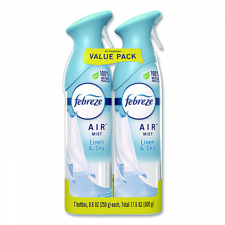 AIR, Linen and Sky, 8.8 oz Aerosol Spray, 2/Pack (17340PK)
