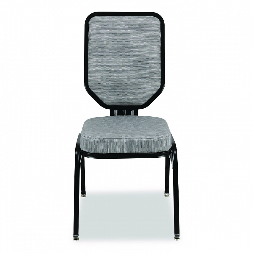 Flex-Back Banquet Chair, Supports Up to 500 lbs, 18.6" Seat Height, Morticia Lithium Seat/Back, Black Base, 2/Pack (9682BG2)