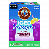 ICED Refreshers K-Cup Pods, Mango Dragonfruit Lemonade, 20/Box (0532)