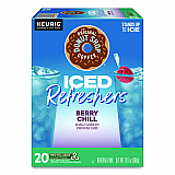 ICED Refreshers K-Cup Pods, Berry Chill, 20/Box (0631)