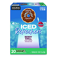 ICED Refreshers K-Cup Pods, Berry Chill, 20/Box (0631)