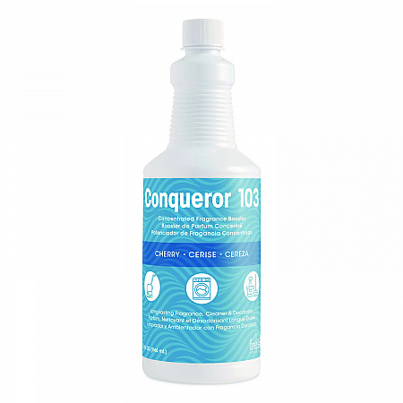 Conqueror 103 Odor Counteractant Concentrate, Cherry, 32 oz Bottle, 12/Carton (1232WBCH)
