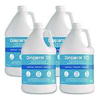 Conqueror 103 Odor Counteractant Concentrate, Springtime, 1 gal Bottle, 4/Carton (1WBST)