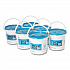 Pacific Blue Select Surface System Bucket, 7.8 x 7.8 x 7, White/Blue, 6/Carton (54006)