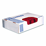 Healthcare Biohazard Printed Low-Density Can Liners, Biohazard, 45 gal, 1.3 mil, 40 x 46, Red, Flat Pack, 200/Carton (A8046PR)