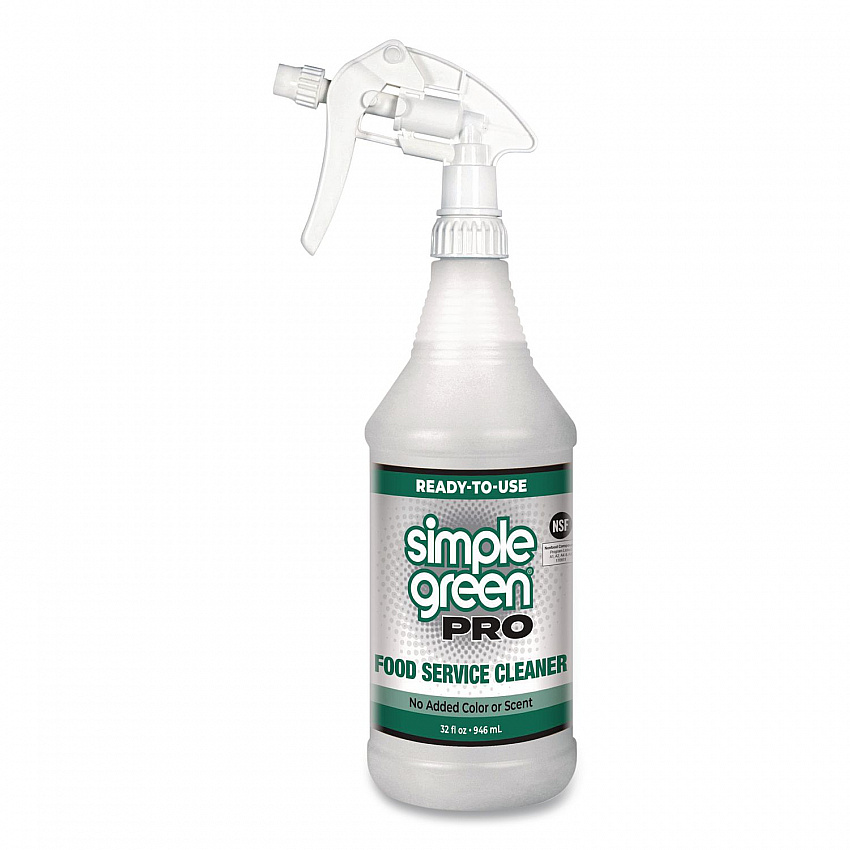 Pro Food Service Cleaner Ready-To-Use, 32 oz Spray Bottle, 12/Carton (0601032)