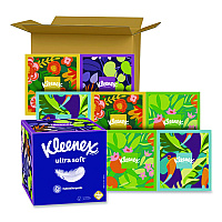 Ultra Soft Facial Tissue, 3-Ply, White, 65 Sheets/Box, 27 Boxes/Carton (4995925824)