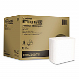 Interfold Napkins, 1-Ply, 8.8 x 6.3, White, 500/Pack, 12 Packs/Carton (6000INTW)