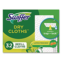 Dry Refill Cloths. 8 x 10.4, White, 32 Box, 4 Boxes/Carton (83059)