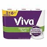 Signature Cloth Choose-A-Sheet Kitchen Roll Paper Towels,1-Ply, 5.1 x 11,White, 86 Sheets/Double Roll, 3 Rolls/PK, 8 Packs/CT (56530)