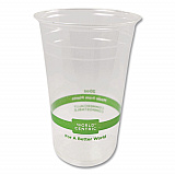 PLA Clear Cold Cups, 20 oz, Plastic, Clear, 1,000/Carton (CPCS20)