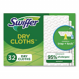 Dry Refill Cloths, 10.63 x 8, White, 32/Box, 4 Boxes/Carton (21457)
