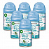 Freshmatic Ultra Automatic Spray Refill, Fresh Waters, 5.89 oz Aerosol Spray, 6/Carton (79553)