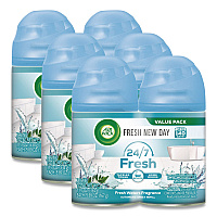 Freshmatic Ultra Spray Refill, Fresh Waters, 5.89 oz Aerosol Spray, 2/Pack, 3 Packs/Carton (82093CT)