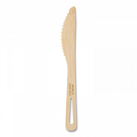 Bamboo Cutlery, Knife, Paper, Natural, 2,000/Carton (KNBB67)