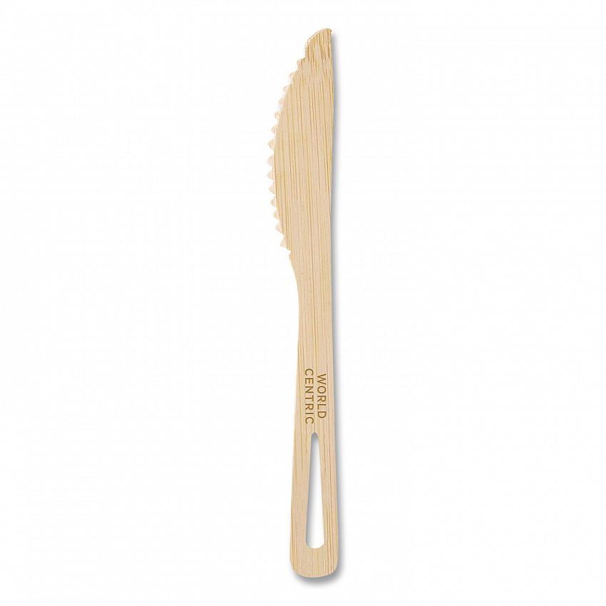 Bamboo Cutlery, Knife, Paper, Natural, 2,000/Carton (KNBB67)