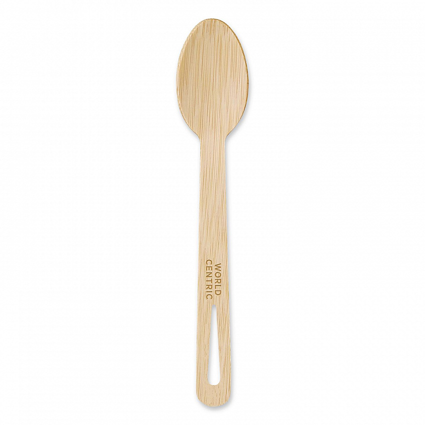 Bamboo Cutlery, Spoon, Paper, Natural, 2,000/Carton (SPBB67)