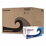 General-Purpose Latex Gloves, Powder-Free, Medium, 4.4 mil Thick, 9.5" Long, Natural, 100/Box, 10 Boxes/Carton (345MCT)