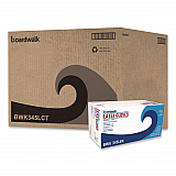 General-Purpose Latex Gloves, Powder-Free, Large, 4.4 mil Thick, 9.5" Long, Natural, 100/Box, 10 Boxes/Carton (345LCT)