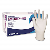 Powder-Free Synthetic Vinyl Gloves, Large, 4 mil Thick, 9.5" Long, Beige, 100/Box (315LBX)