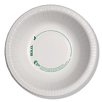 Compostable Paper Dinnerware, ProPlanet Seal, Bowl, 12 oz, White, 1,000/Carton (HB12PLANET)