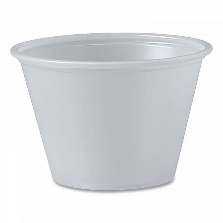 Portion Containers, 2.5 oz, Plastic, Translucent, 2,500/Carton (P250N)