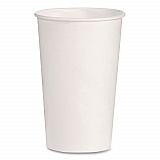 Double Sided Poly (DSP) Paper Cold Cups, 16 oz, White, 50 Cups/Sleeve, 20 Sleeves/Carton (RP16P2050)