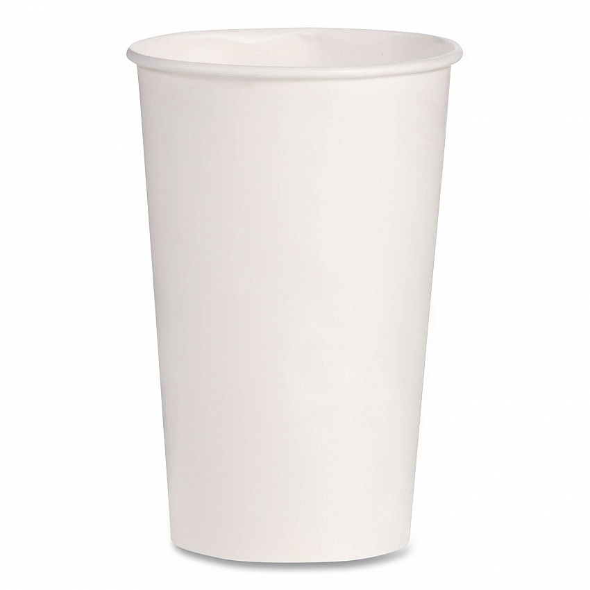 Double Sided Poly (DSP) Paper Cold Cups, 16 oz, White, 50 Cups/Sleeve, 20 Sleeves/Carton (RP16P2050)