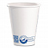Recycled Content PCF Paper Hot Cups, ProPlanet Seal, 8 oz, White/Blue, 1,000/Carton (378RCPLANET)