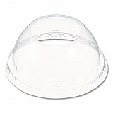 Dome-Top Sundae/Cold Cup Lids, Fits 12 oz to 24 oz Cold Cups, Plastic, Clear, 1,000/Carton (16LCDHX)