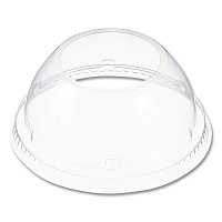 Dome-Top Sundae/Cold Cup Lids, Fits 12 oz to 24 oz Cold Cups, Plastic, Clear, 1,000/Carton (16LCDHX)
