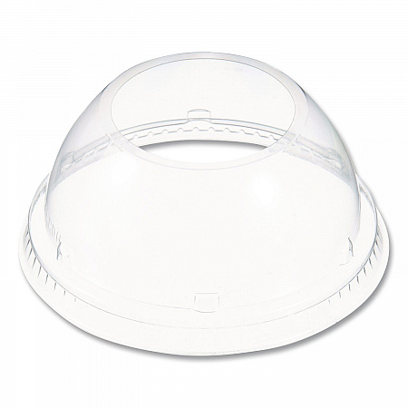 Dome-Top Sundae/Cold Cup Lids, Fits 12 oz to 24 oz Cold Cups, Plastic, Clear, 1,000/Carton (16LCDHX)