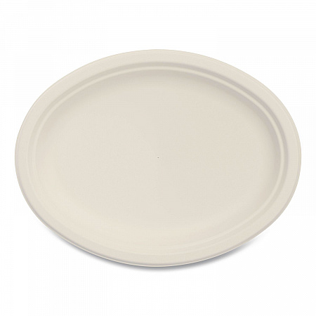 Compostable Molded Fiber Dinnerware, ProPlanet Seal, Platter, 10
