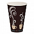 Thermoguard Insulated Paper Hot Cups, 16 oz, Steam Print Design, 600/Carton (DWTG16ST)