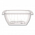 Square Plastic Bowls, 12 oz, 8.5 x 8.5 x 2.64, Clear, Plastic, 63 Bowls/Sleeve, 8 Sleeves/Carton (C12SB)