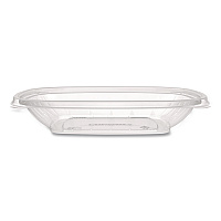 Square Plastic Bowls, 24 oz, 5 x 5 x 1.99, Clear, Plastic, 63 Bowls/Sleeve, 4 Sleeves/Carton (C24SB)