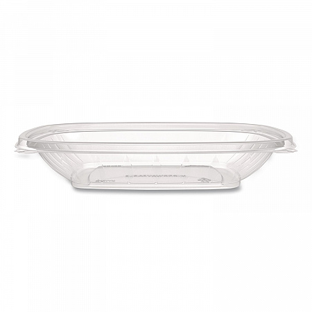 Square Plastic Bowls, 24 oz, 5 x 5 x 1.99, Clear, Plastic, 63 Bowls/Sleeve, 4 Sleeves/Carton (C24SB)