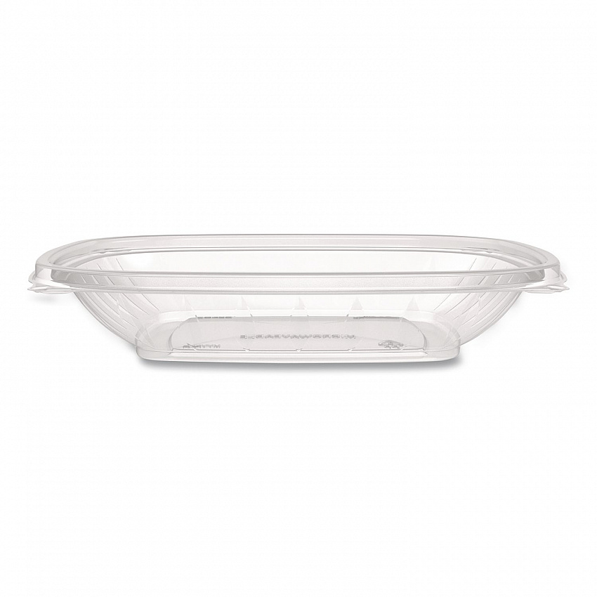 Square Plastic Bowls, 24 oz, 5 x 5 x 1.99, Clear, Plastic, 63 Bowls/Sleeve, 4 Sleeves/Carton (C24SB)