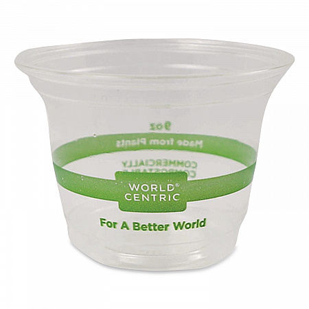 PLA Clear Cold Cups, 9 oz, Plastic, Clear, 1,000/Carton (CPCS9Q)