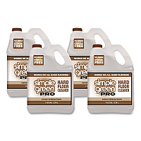Pro Hard Floor Cleaner, Lemon Verbena Scent, 1 gal Bottle, 4/Carton (0505128)